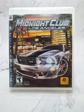Ps3 Midnight Club Los Angeles Video Game Playstation Ntsc T427 CIB tested