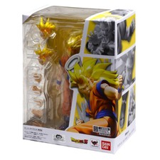 Tamashii Nations Dragon Ball Z S.H.Figuarts Super Saiyan 3 Goku 6.1-in Figure ( box damage 6 over 10)