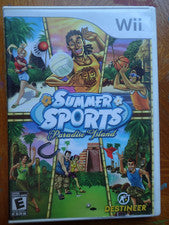 Summer Sports Paradise Island (Nintendo Wii 2007) Complete With Manual LOOSE CIB