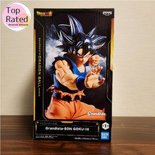 Dragon Ball Super Grandista Figure Son Goku Ⅲ Ultra Instinct Sign Japan New