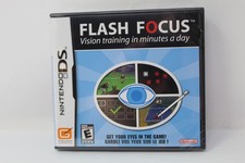 CIB tested Flash Focus Vision Training NEW factory sealed Nintendo DS
