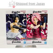 Naruto Shippuden Grandista Haruno Sakura Uchiha Sasuke Figure set NEW Japan