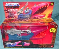 Masters of the Universe Origins Land Shark Vehicle with Adjustable Cannons  MOTU Toy Collectible