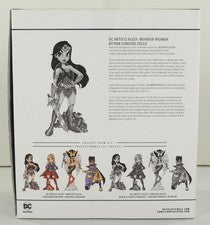 DC Artist Alley Wonder Woman PVC Collector Statue [Chrissie Zullo  Black & White Variant]